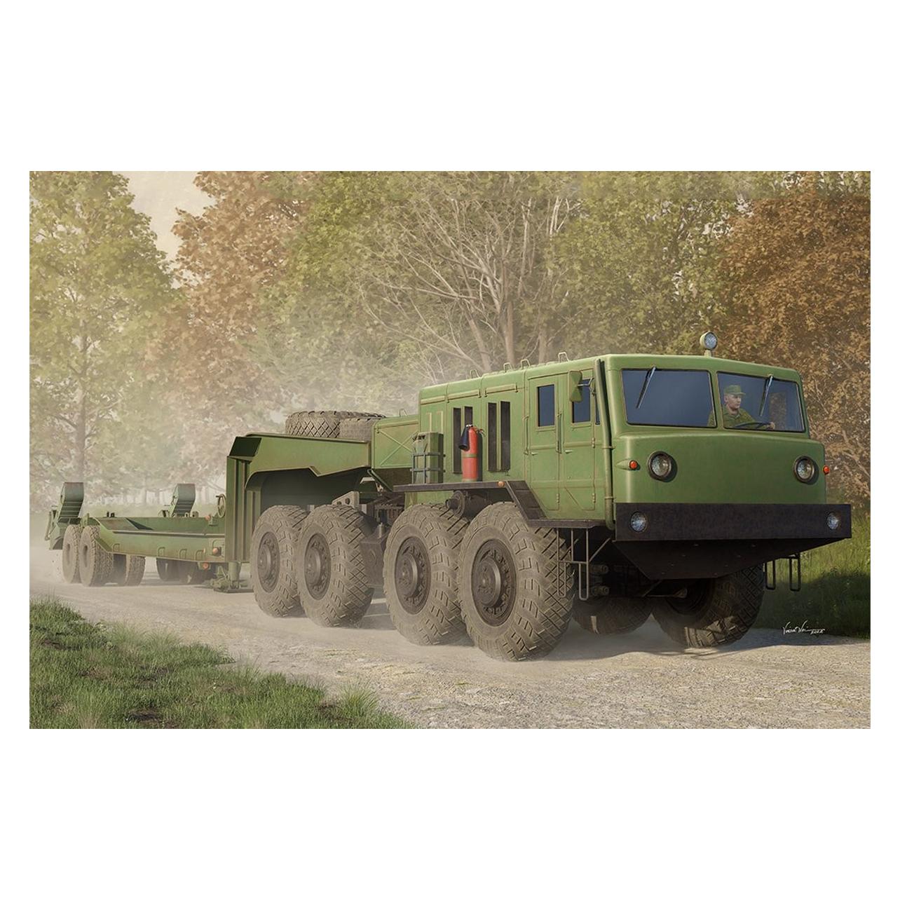 Trumpeter MAZ-545 Transporter with CHMZAP-5247G Semi-trailer (01089)