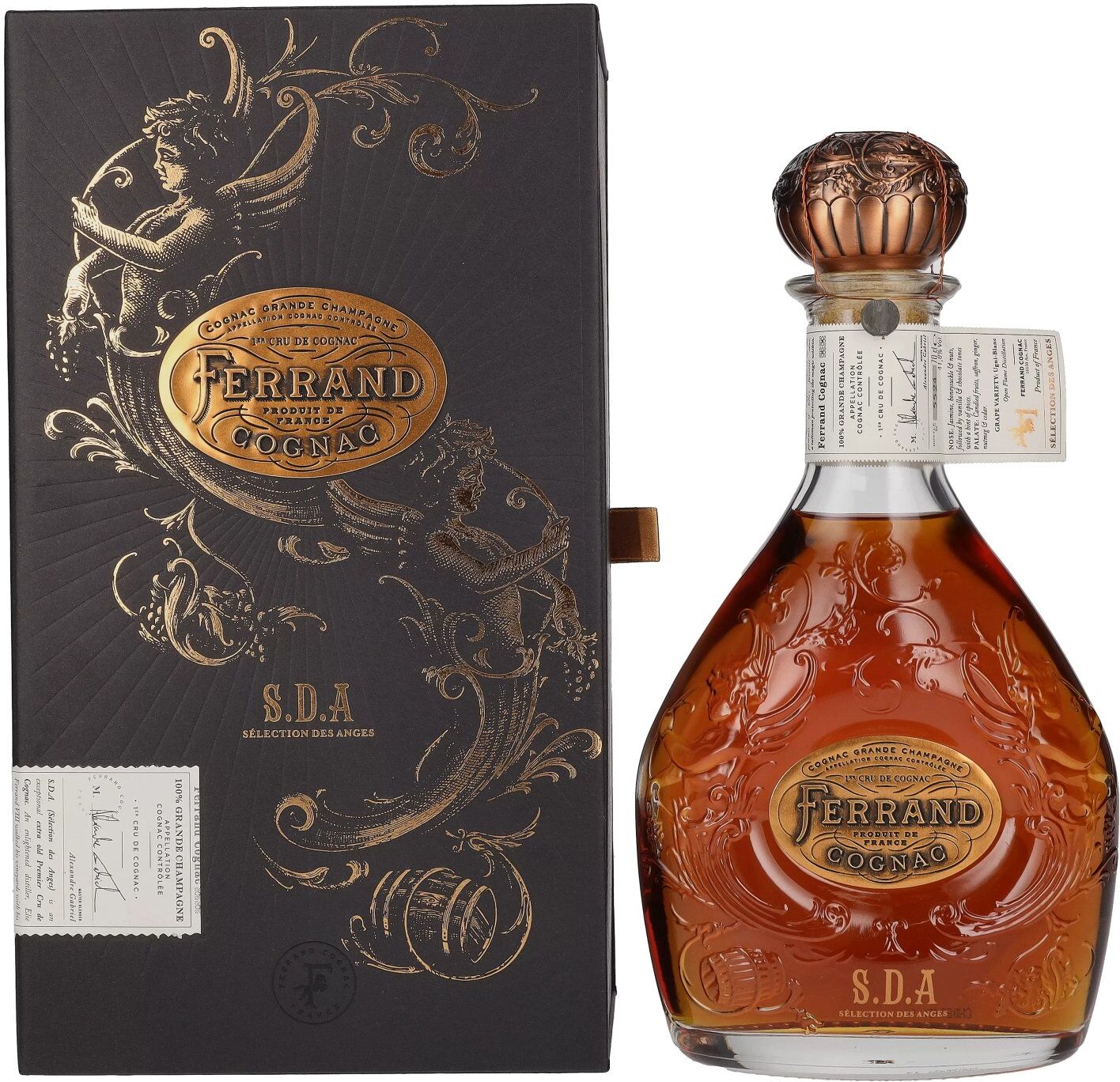 Cognac Ferrand Sélection des Anges Grande Champagne 1er Cru de Cognac 41,8% Vol. 0,7l in Geschenkbox