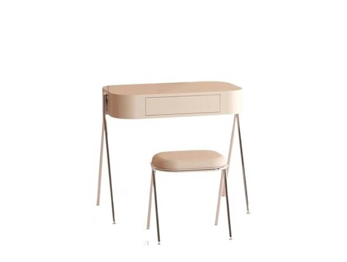 LIBANGRONG-888 Schminktisch Schminktisch im cremefarbenen Stil, modern, minimalistisch, luxuriös und stilvoll Vanity Table Set