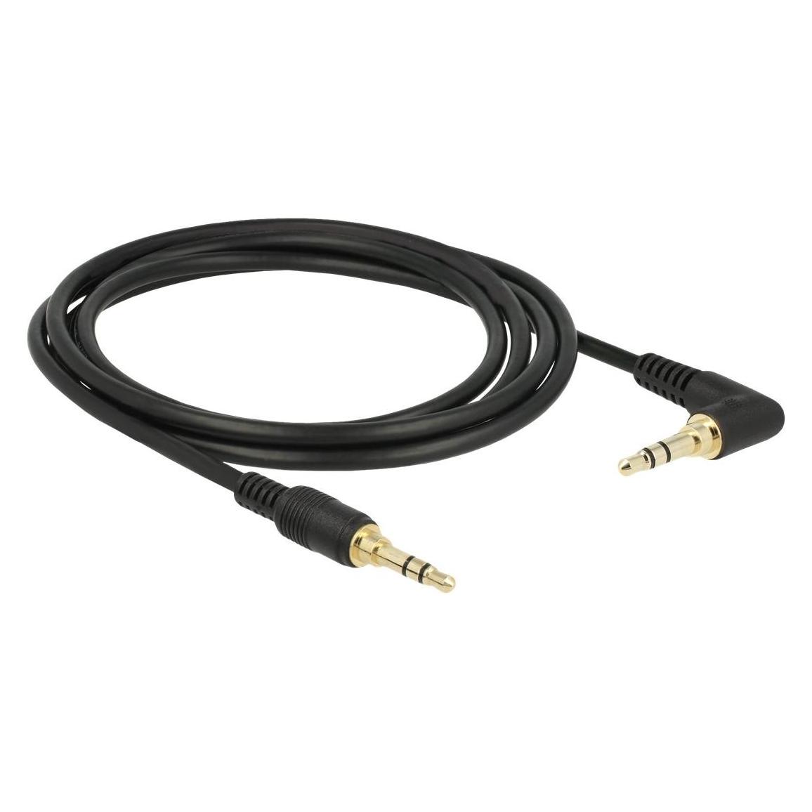 Delock Klinkenkabel 3,5 mm 3 Pin Stecker > Stecker (2 m) (85568)