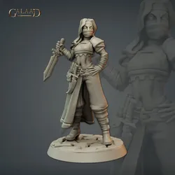 Female Bandit Dagger Outlaw von Galaad Miniatures aus Thieves Guild