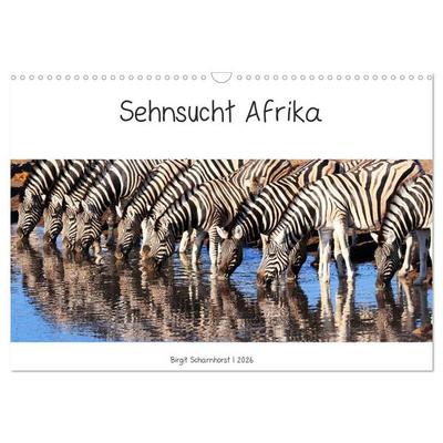 Sehnsucht Afrika - Faszinierende Tierwelt im südlichen Afrika (Wandkalender 2026 DIN A3 quer), CALVENDO Monatskalender