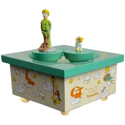 Trousselier, Spieluhr, Spieluhr tanzend Kleiner Prinz, grün, magnetisch