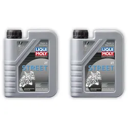2x Motoröl LIQUI MOLY 1504 Motorbike 2T Teilsynthetisch 1 Liter ISO L-EGC