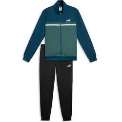 Puma Herren Freizeit / Mode Sommer GJ Sportanzüge Jogginganzüge He/Uni Poly Colorblock Suit, Größe M in Blau Blau
