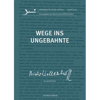 Wege ins Ungebahnte, Taschenbuch von Dieter Wellershoff, Aisthesis, 978-3-8498-2135-7