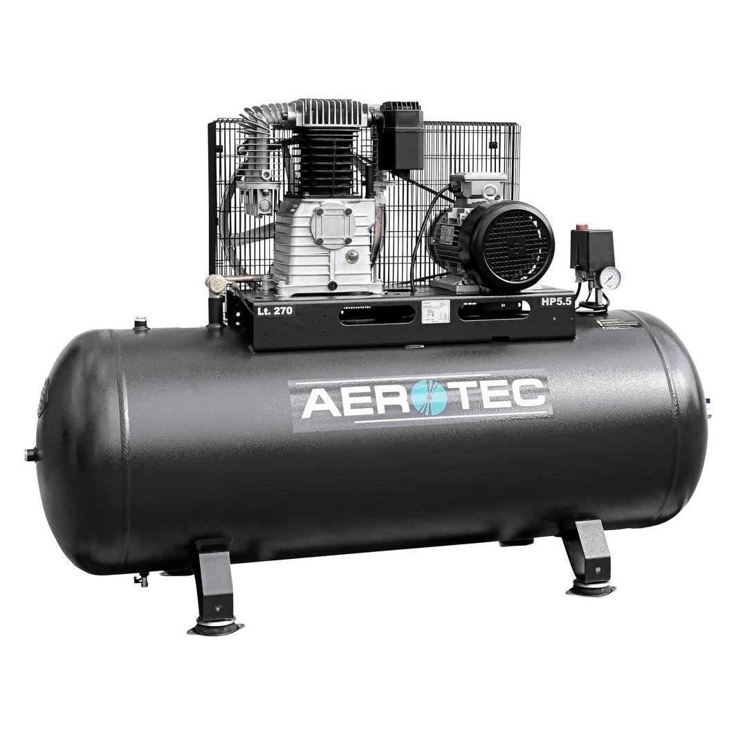 Aerotec Kompressor 650-270 Pro 10 Bar liegend - 400 Volt (270 l, 10 Bar) (2010194)