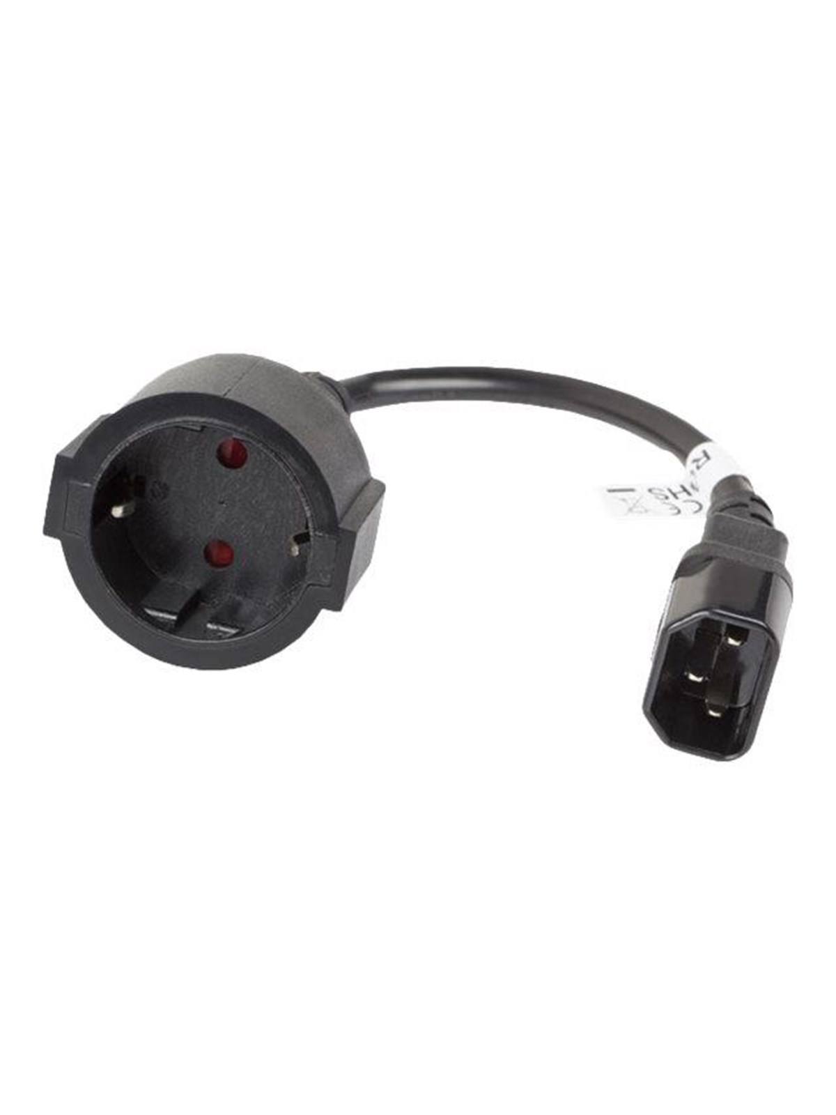 Lanberg - power cable - IEC 60320 C14 to power CEE 7/7 - 20 cm