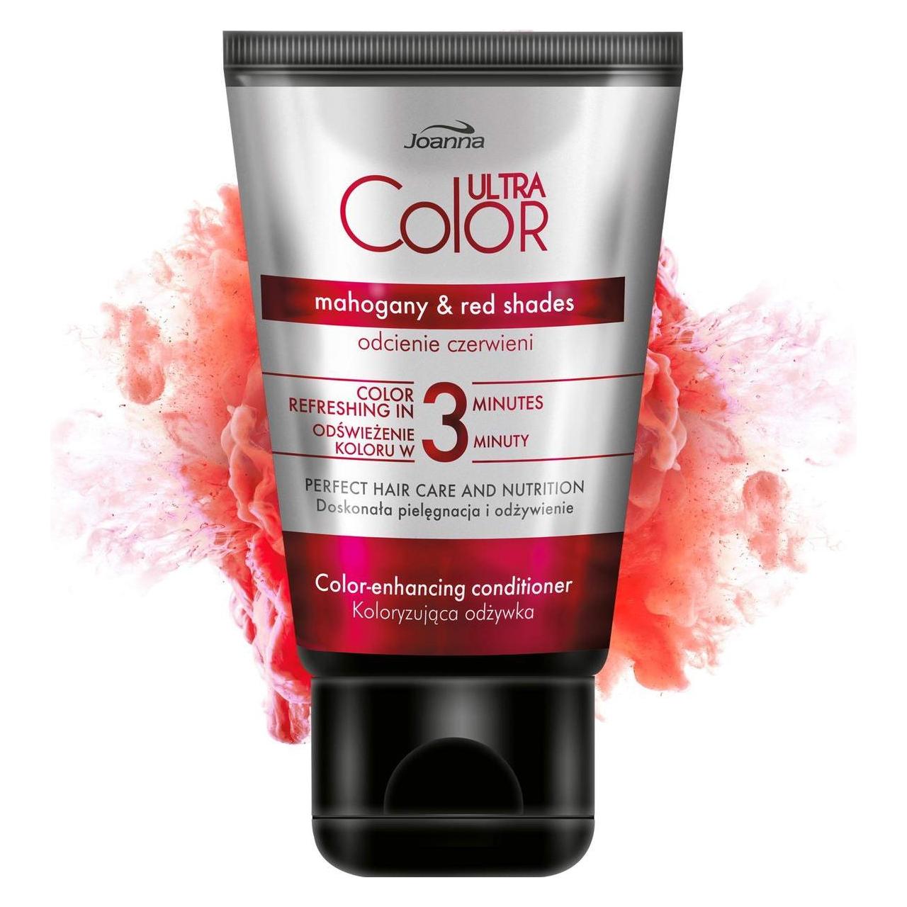 Joanna Ultra Color-Enhancing Conditioner Coloring Conditioner Shades Of Red Mahogany & Red Shades (100 ml) (33080517)
