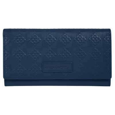 Geldbörse BRUNO BANANI "BRUNO BANANI Damen echt Leder", Damen, blau, Leder, Kleinlederwaren, echt Leder