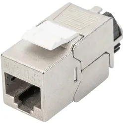 Digitus CAT 6A Keystone Modul, geschirmt mit intelligentem Kabelmanager - 12 Stk. (Keystone Modul), Zubehör Netzwerk