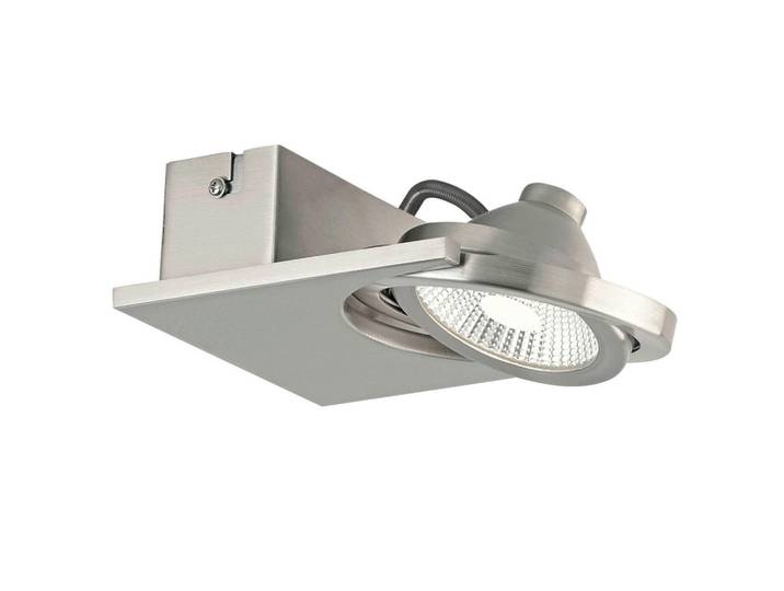 Eglo Wandleuchte, Weiss, Nickelfarben, Metall, Glas, rechteckig, F, 14x6x14 cm, Lampen & Leuchten, Innenbeleuchtung, Wandlampe, Wandlampen