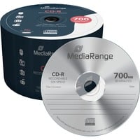 CD-R 700 MB, CD-Rohlinge 52fach, 50 Stück