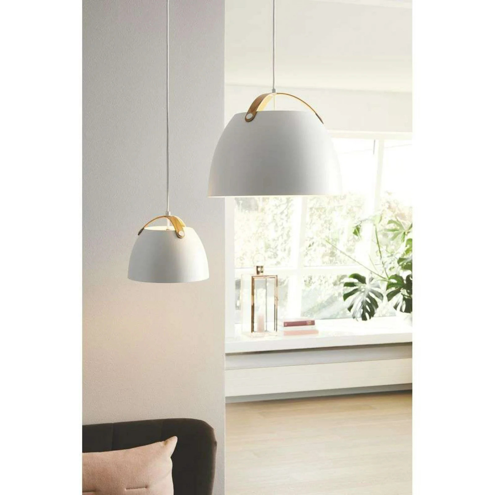 Halo Design Oslo Hanglamp Ø16 Wit/Eikenhout