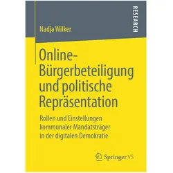 Online-Bürgerbeteiligung und politische Repräsentation, Fachbücher von Nadja Wilker