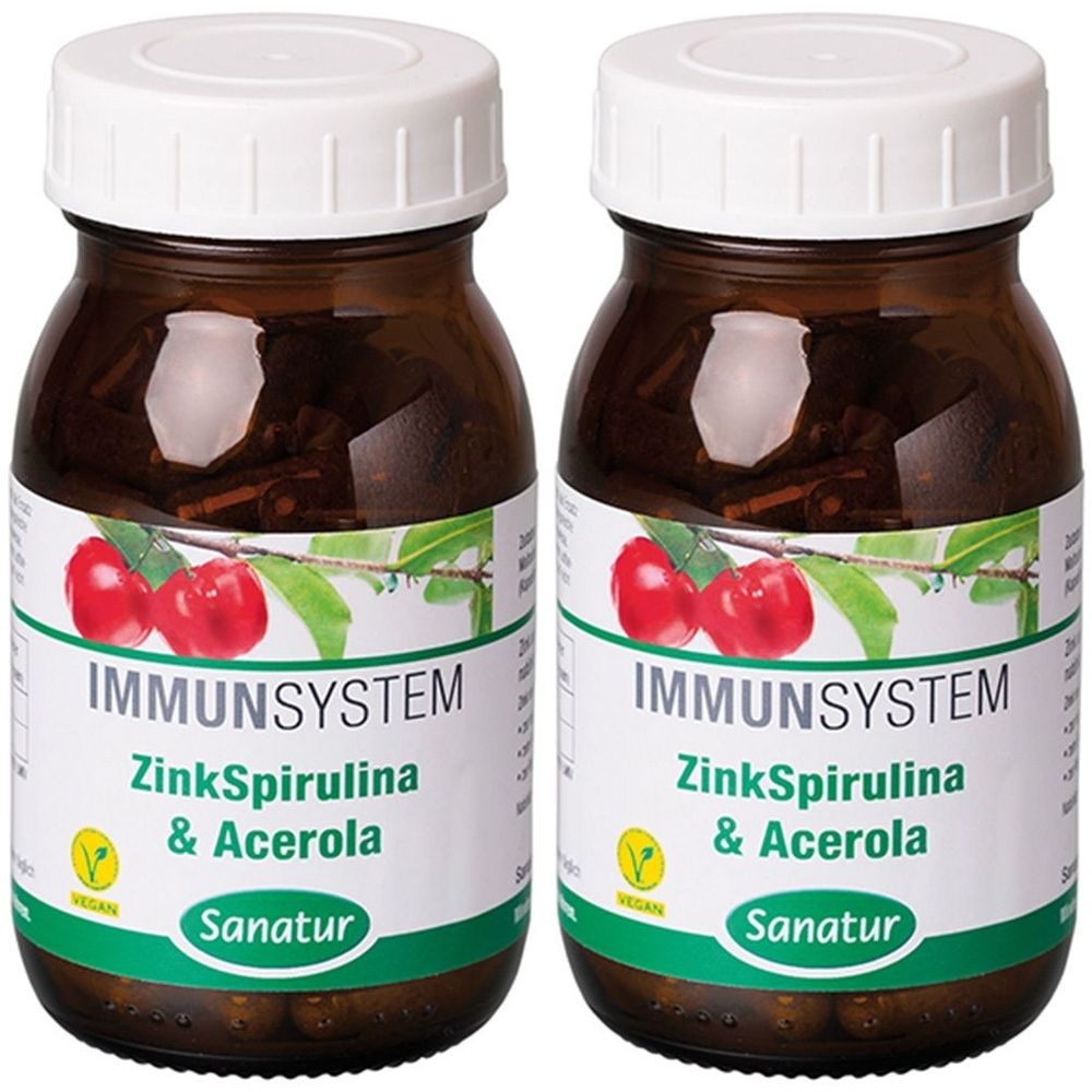 Zinkspirulina & Acerola Kapseln 2x 2x90 St