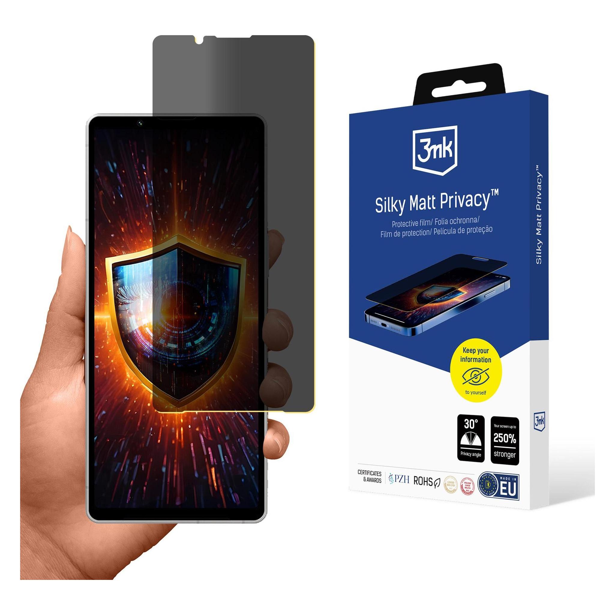 3MK Folia ochronna prywatyzujÄ ca matowa Silky Matt Privacy na Sony Xperia 5 V (Klebefolie, Sony Xperia 5 V) (W-3SlMatPv-SoXp153-0)