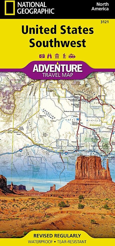 Carte de voyage - Sud-ouest Américain   National Geographic