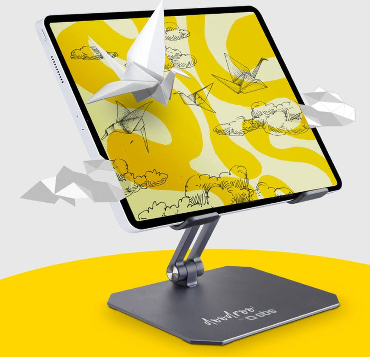 Doodroo Tablet Standaard - Opvouwbaar en verstelbaar - Aluminium afwerking