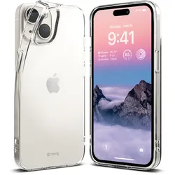 Crong Crystal Slim Cover - Hülle für iPhone 14 Plus (transparent)