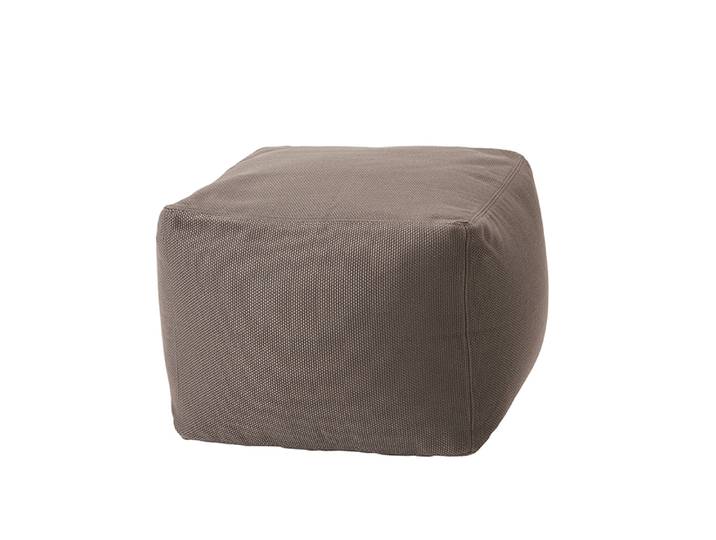 MEME DESIGN pouf pour extérieur ARCHIMEDE (Gris anthracite - Tissu)