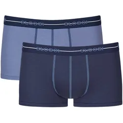 Sloggi Herren Hipster 2er Pack - Start Hipster C2P box, Boxershort, Baumwolle Dunkelblau/Blau / XL