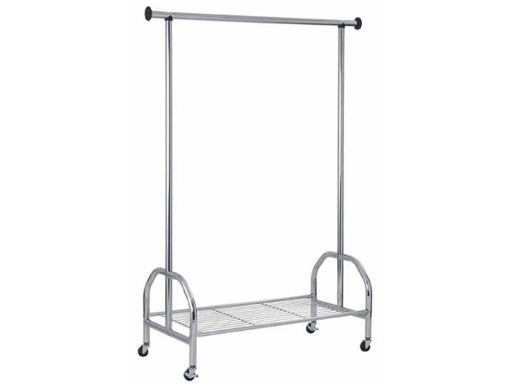 Portant à Vêtements Design  Badis  165cm Argent