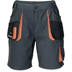 Terratrend, Arbeitshose, Herrenshorts Grösse 52 dunkelgrau/schwarz/orange (52)