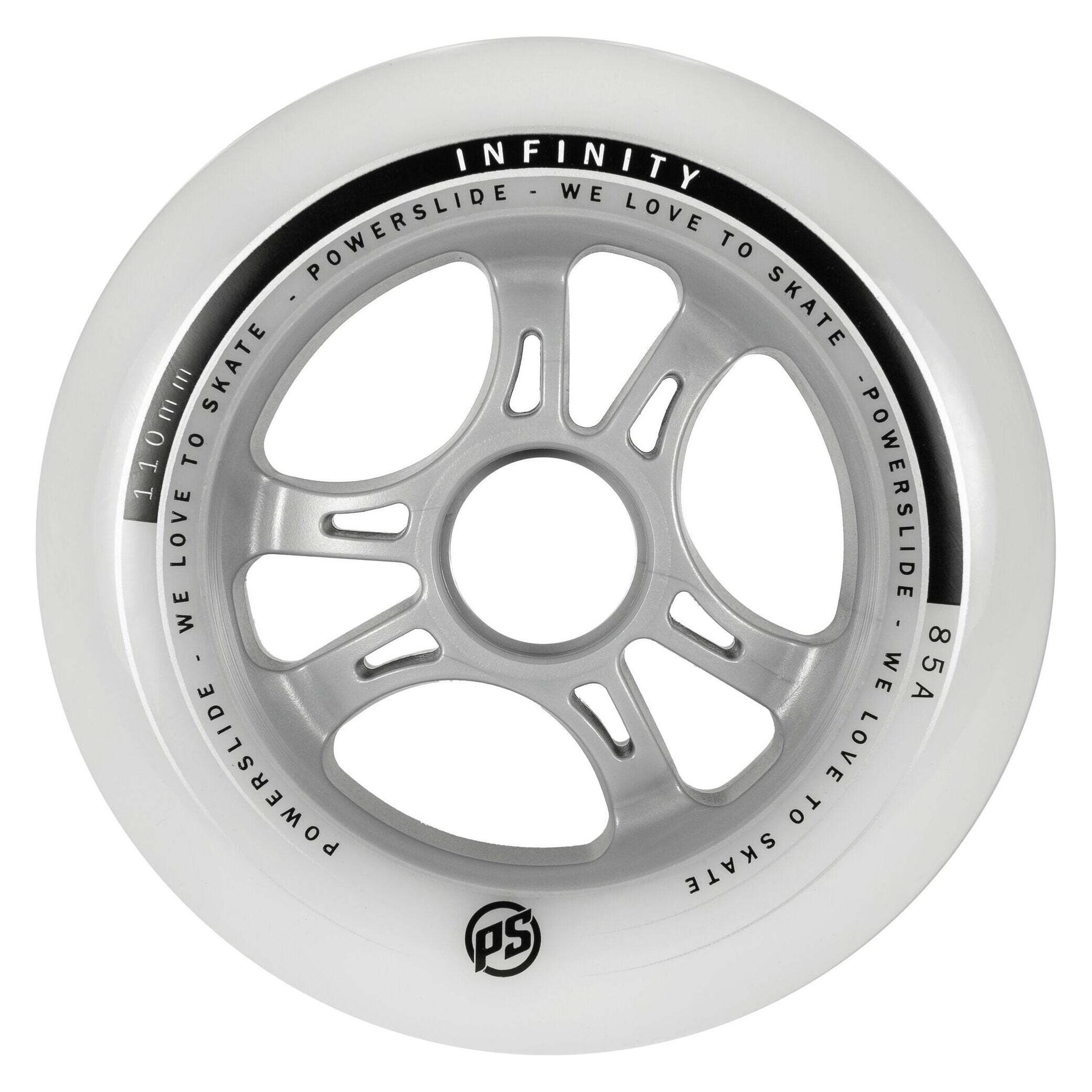 Powerslide Skateboard Wheels Infinity 4-Pack 2023 (110 mm, 85A) (905234)