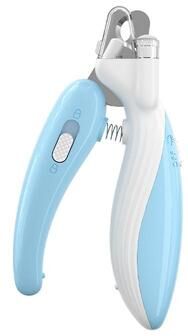 Inspired Deals LED Pet Nail Clipper With Safety Guard For Dogs & Cats Grooming Tool light Blue