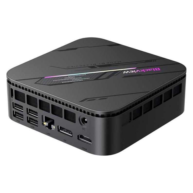Blackview MP100 Pro (Ryzen 5 7530U - 16 GB, 512 GB ROM) Grau (512 GB, 16 GB) (MP100Pro-16GB/512GB-BK/BV/V7)