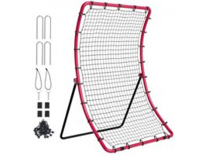 VEVOR Filet de rebond pour baseball et softball, 1219 x 1676 mm, filet de lancement de baseball, avec cible de lancer, filet de rebond pour tous les angles, pour la pratique du terrain et du lancer