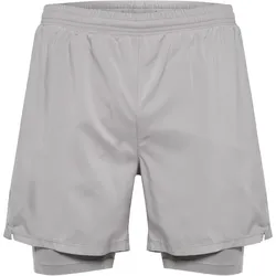 newline Fast 2in1 Laufshorts Herren 2879 - titanium XXL
