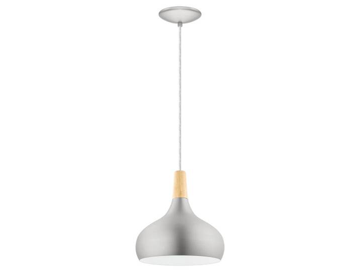 Eglo Hängeleuchte Sabinar, Silberfarben, Hellbraun, Holz, Metall, Birke, 110 cm, Lampen & Leuchten, Innenbeleuchtung, Hängeleuchten, Pendelleuchten