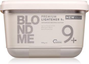 Schwarzkopf Professional Blondme Premium Lightener 9+ pó descolorante para cabelo loiro e grisalho 450 g. Blondme Premium Lightener 9+