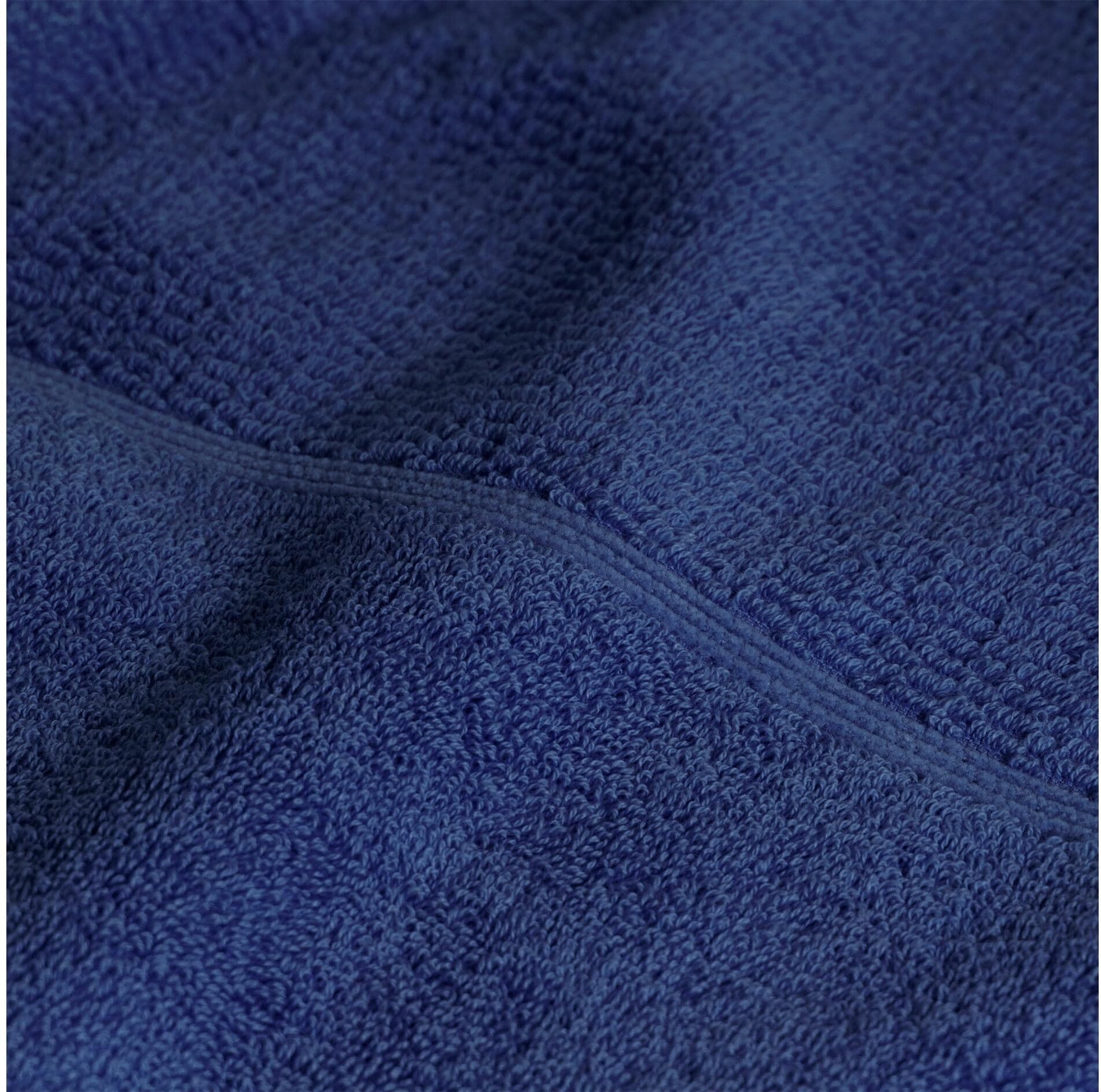 Duschtuch FROTTANA "Pearl 67 x 140 cm, Dunkelblau", blau (dunkelblau), B:67cm L:140cm, Frottee, Obermaterial: 100% Baumwolle, Handtücher, Duschtuch dunkelblau B/L: 67cmx140cm, 1 Stk., Frottee