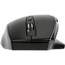 Targus Anti Microbial Ergonomic BlueTrace Mouse (Kabellos), Maus, Schwarz