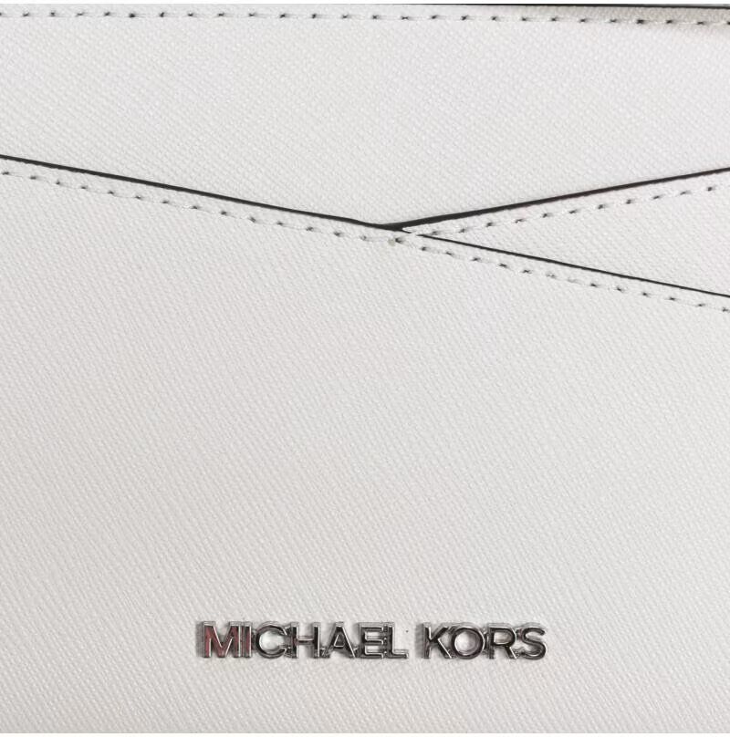 Monedero Michael Kors Jet Set Travel 35h1stvw2l Piel Saffiano Blanco Talla Única Mujer