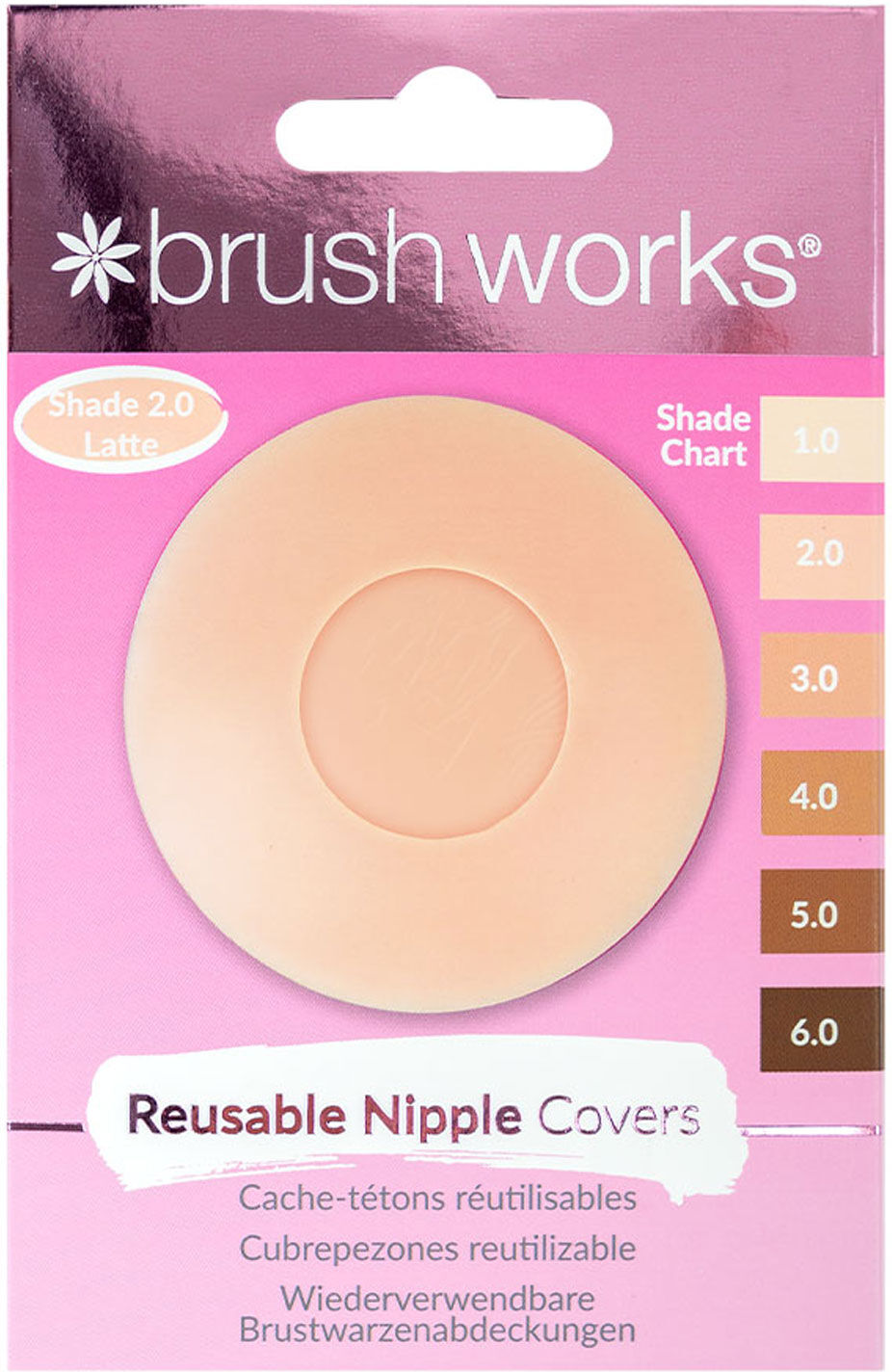 BRUSHWORKS Reusable Nipple Covers 1pair
