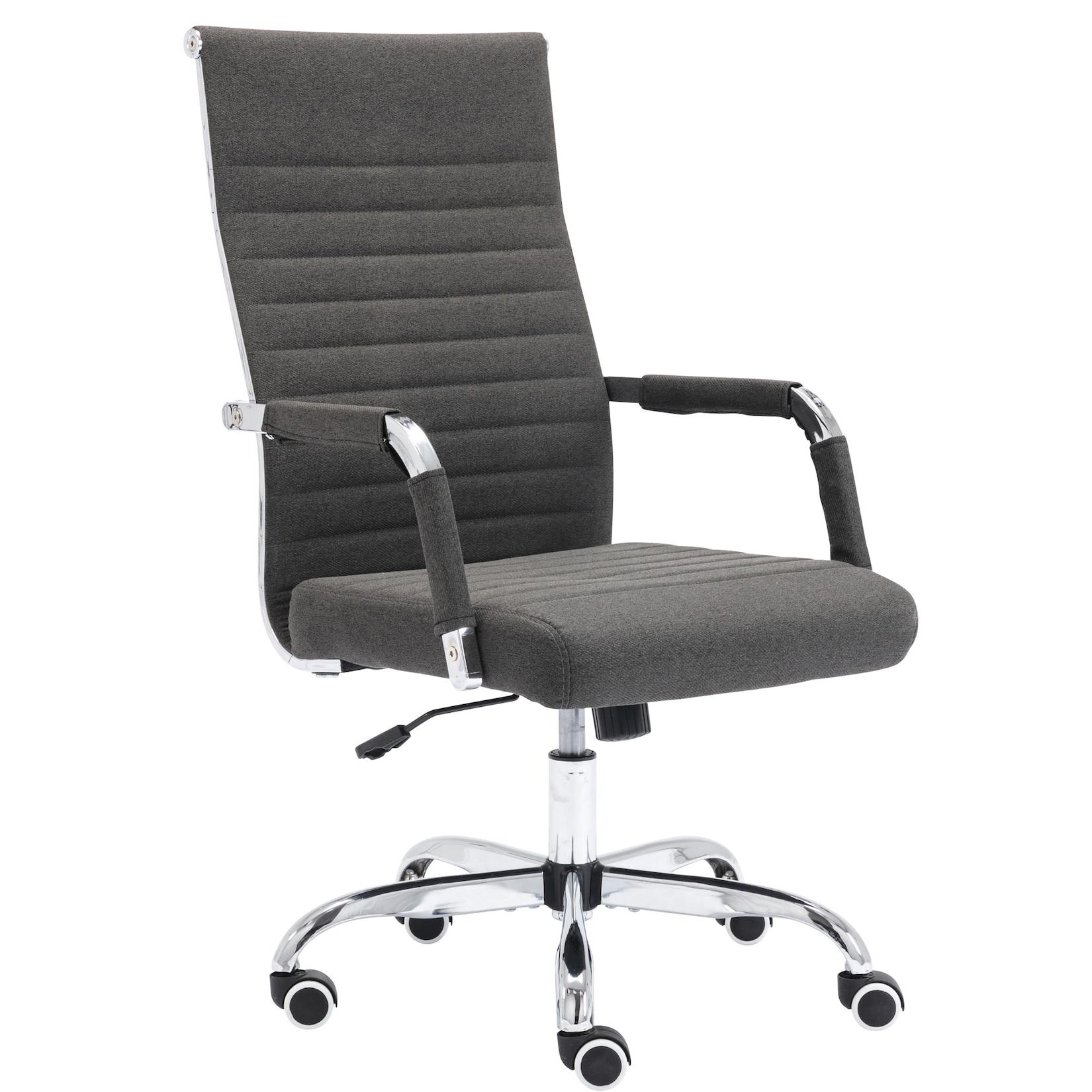 CLP Bürostuhl Amadora Stoff Farbe: dunkelgrau, Material: Stoff