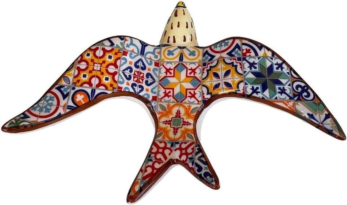 Meerkleurig Mozaïek Dier Figuur Decoratie voor op Tafel, Hoogte: 15 cm