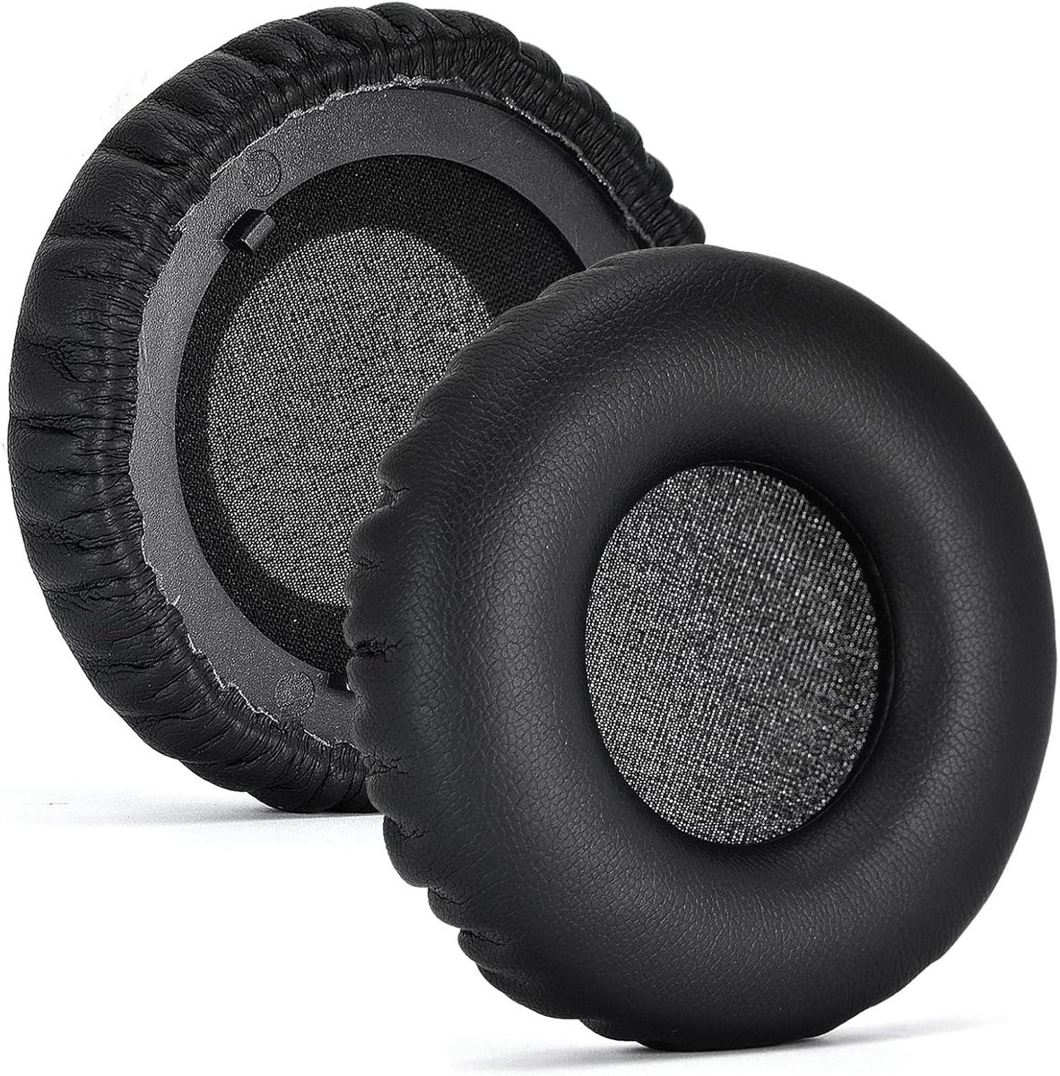 Oorkussens compatibel met Teufel Airy Headset, eiwitleer, zwart