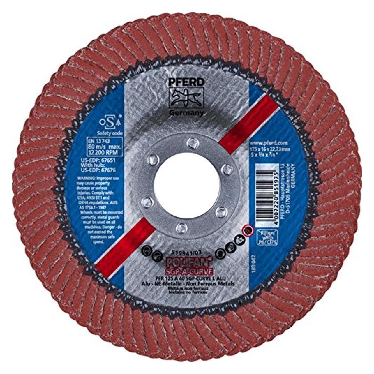 Pferd Schleifscheibe PFR125 A40 SGP-Curve L ALU (40) (67689068)