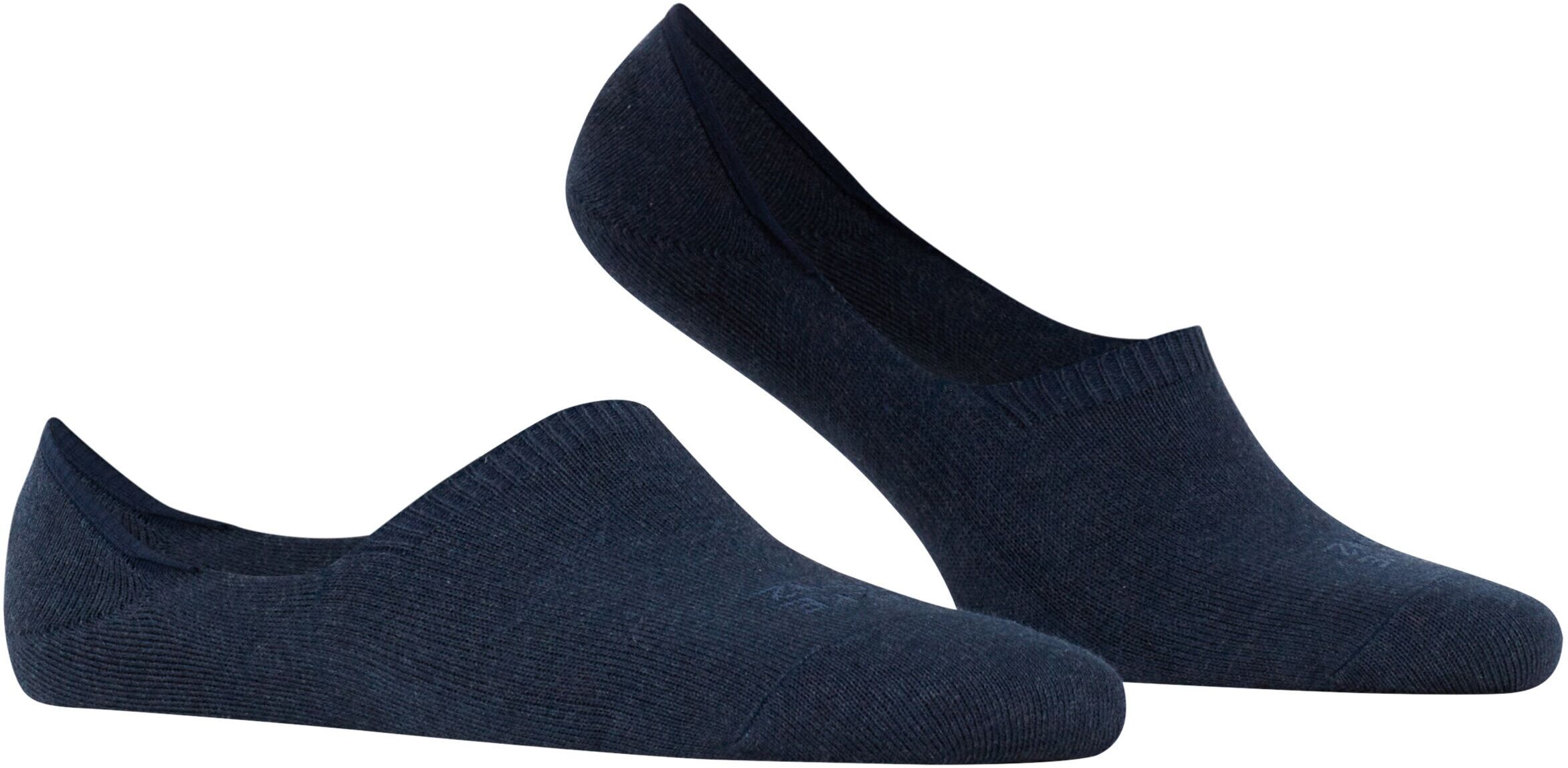 Füßlinge FALKE "Step High Cut", Kinder, Gr. 47-50, Sockengröße, blau (navy meliert (6127)), Obermaterial: 70% Baumwolle CO. 26% Polyamid PA. 4% Elasthan EL., glatt, Socken Füßlinge
