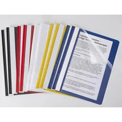Schnellhefter A5 Polypropylen (PP) 2x schwarz, weiß, gelb, rot, blau
