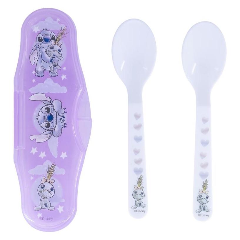 Disney Interactive Studios Set 2 Löffel Mit Transportbehälter Lilo und Stitch (10966)