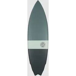 Light Truvalli Fish 3 Tone - Epoxy - Future Surfboard dark grey / turquoises / grey Gr. 6'0