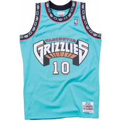 Mitchell & Ness, Herren, Sportshirt, Swingman Jersey Vancouver Grizzlies 199899 Mike Bibby (S), Blau, S