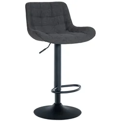 CLP Barhocker Tover Stoff   Farbe: schwarz, Material: Stoff