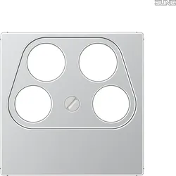 Jung Abdeckung alu für 4L-SAT-TV-Dose A 561-4 SAT2 AL